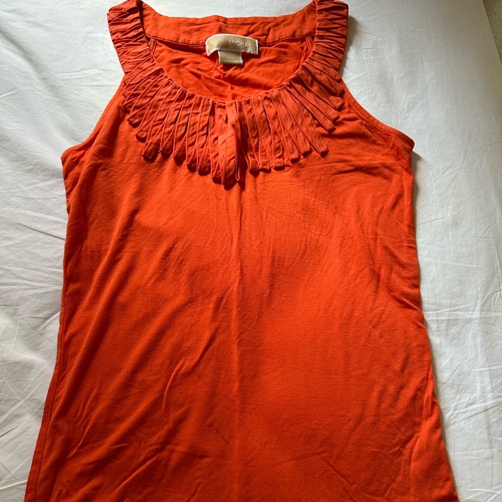 Michael Kors orange tank top